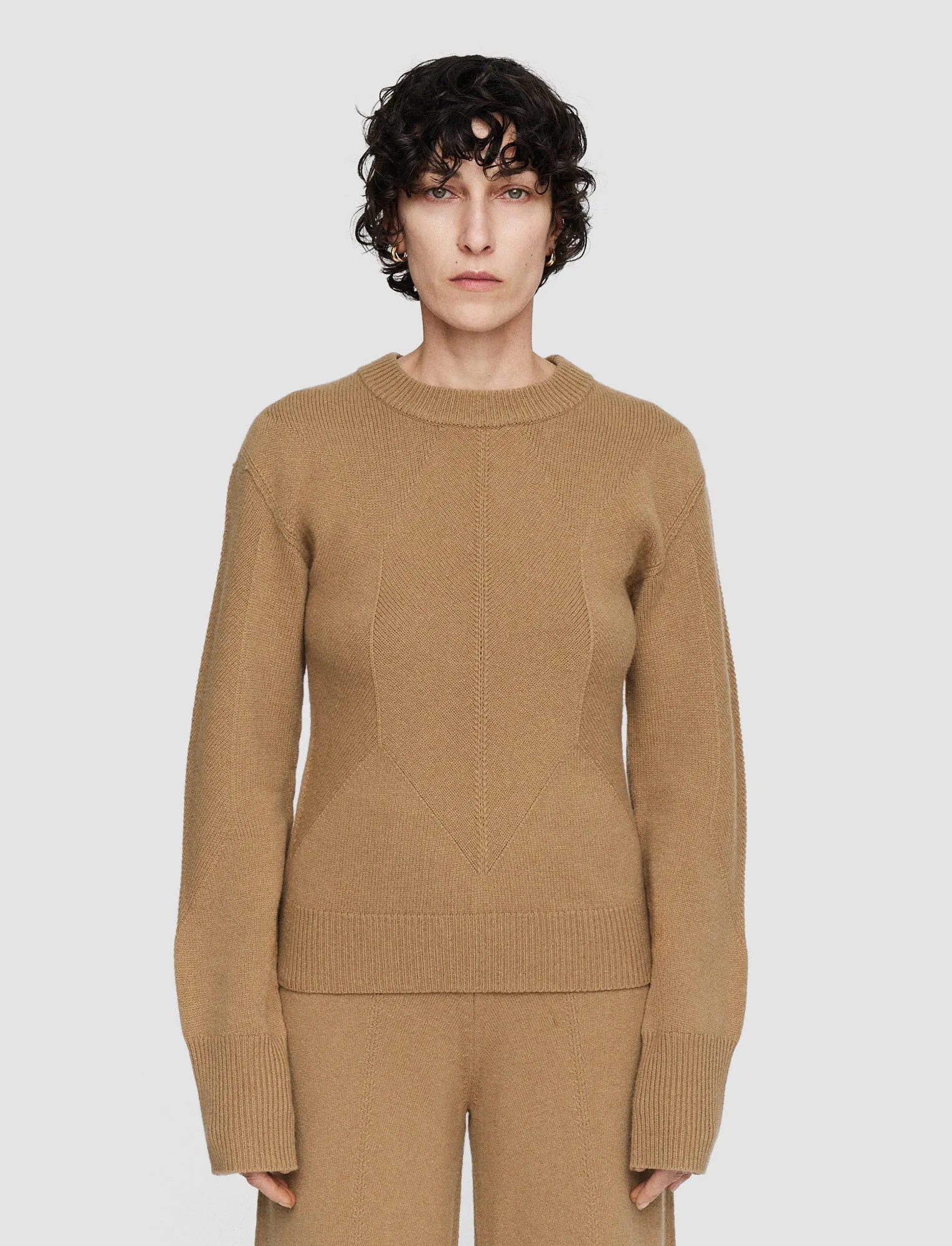 Soft Wool Round Neck Jumper Transitional Layer
