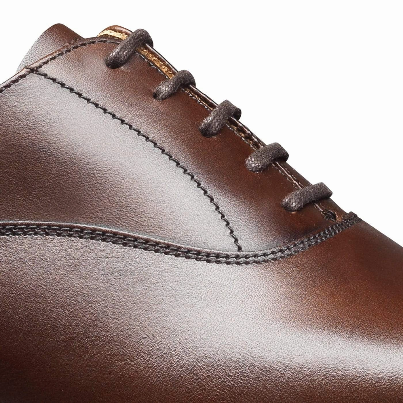 Natural Fiber Lining Wembley Dark Brown Burnished Calf