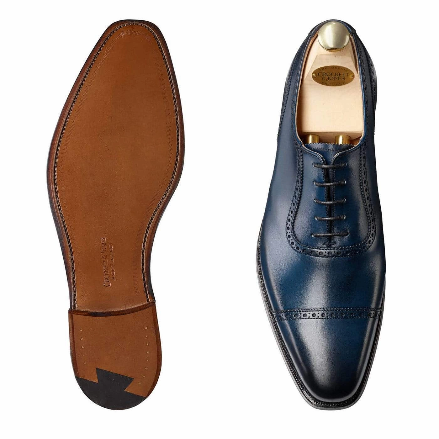 Westbourne Blue Burnished Calf Quality