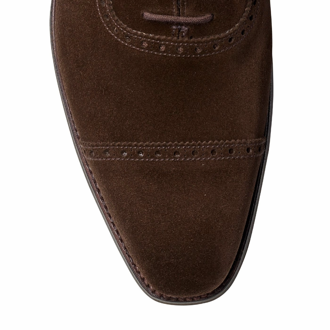 Westbourne Dark Brown Calf Suede Smart Fit Shoes Flexible Frame Team Meeting