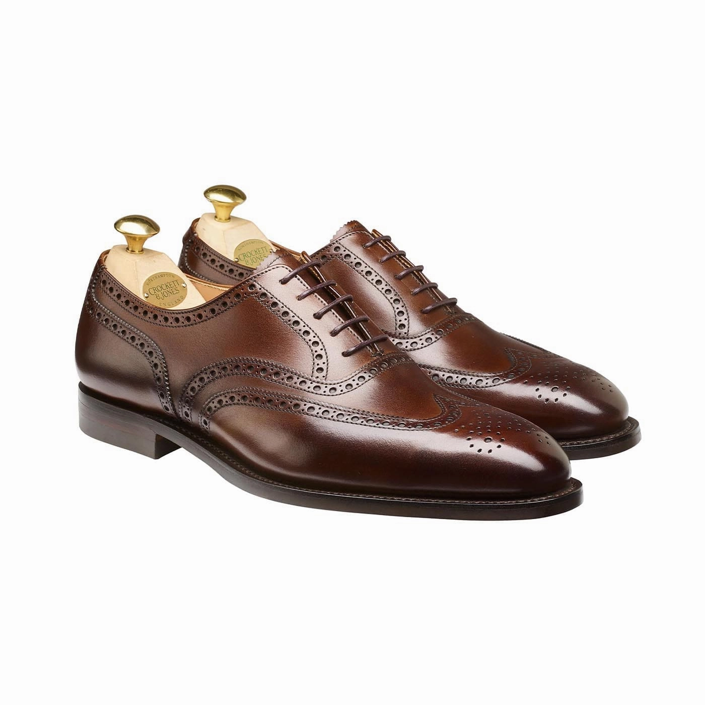 Leather Lace-ups for Work Westgate 2 Dark Brown Burnished Calf
