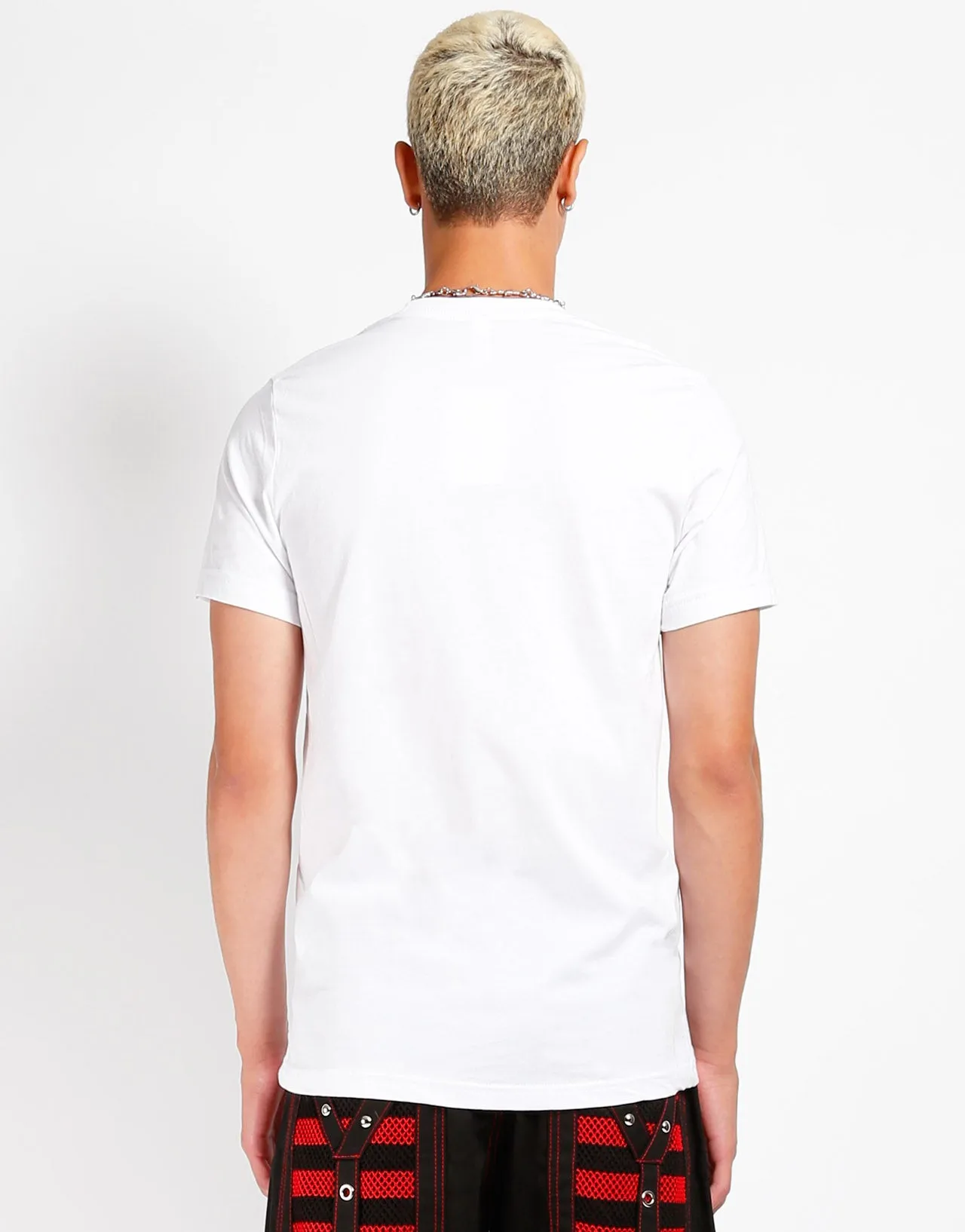 All-Purpose OrganicCottonBlend White & Black Trash & Vaudeville Logo T-Shirt