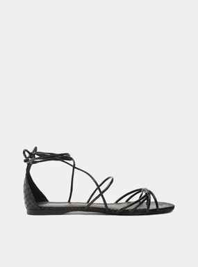 Tess Flat Sandal Color Mix Sky Light