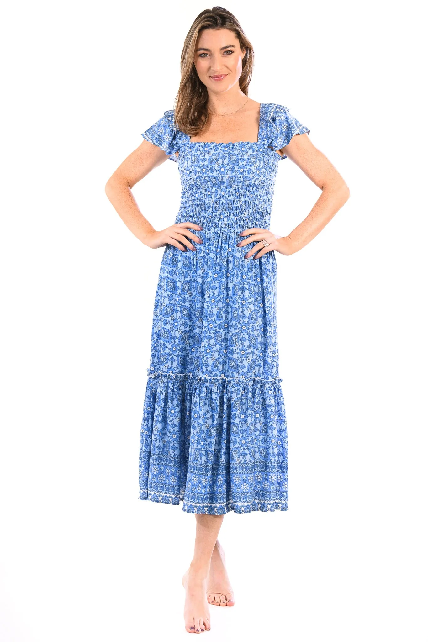 Smooth Lines Quick Elegance Matilda Dress / Dockside Blue