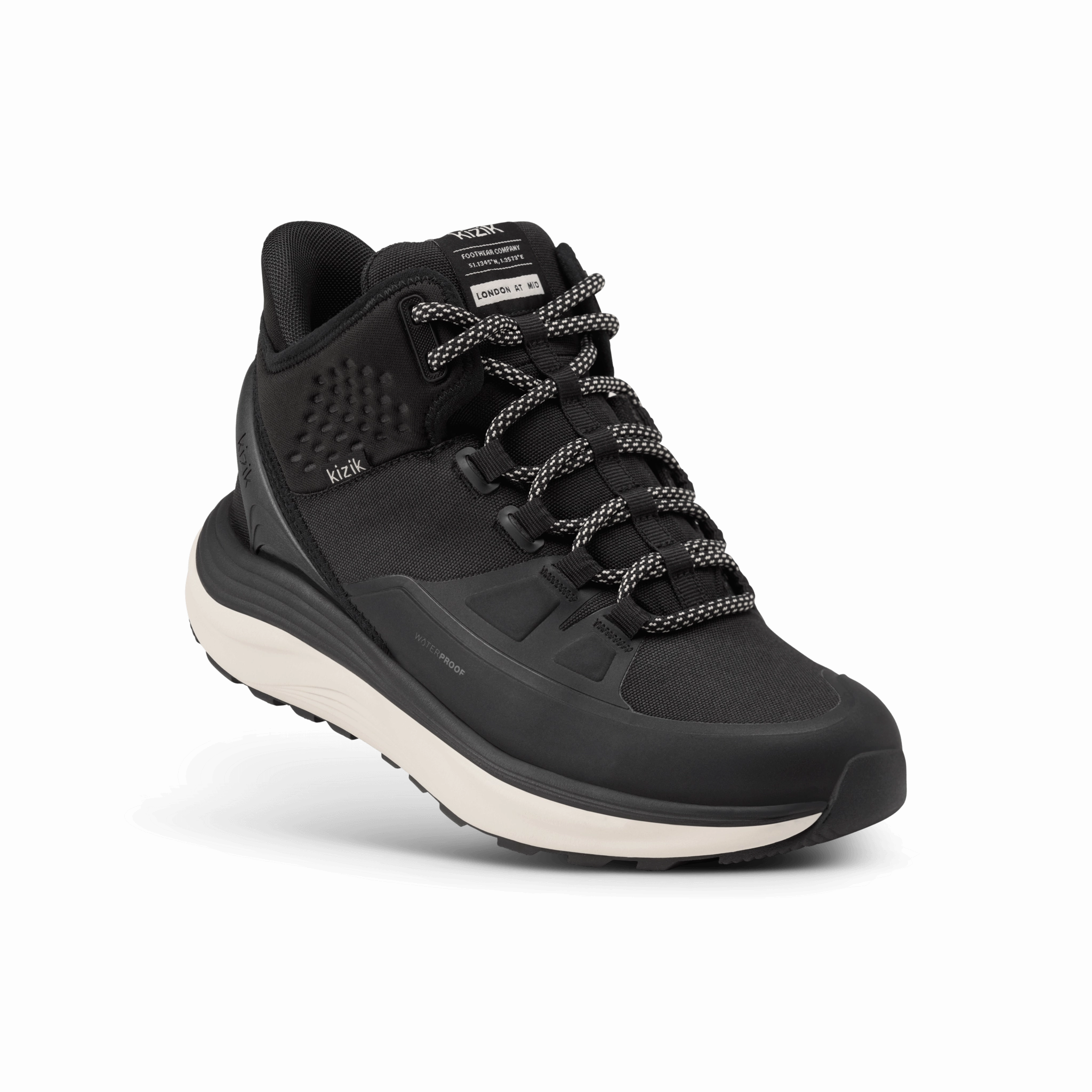 Street Run Women's London AT Mid Waterproof - Black/Whitecap Gray