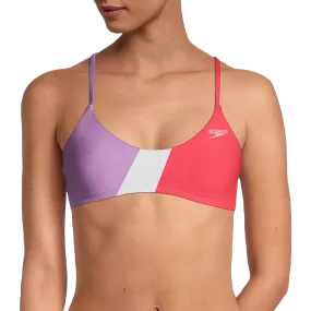 Women's Color Block Tie Back Top Water Gear Tropical Holiday