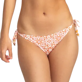 Breathable Perforations Sustainable Dye Process Women's Fresco Tile Moderate Side Tie Bottoms