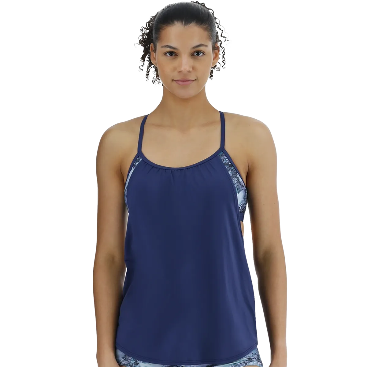 Seam Free Waistband Ergonomic Contour Design Women's Shale Shea 2-in-1 Tankini