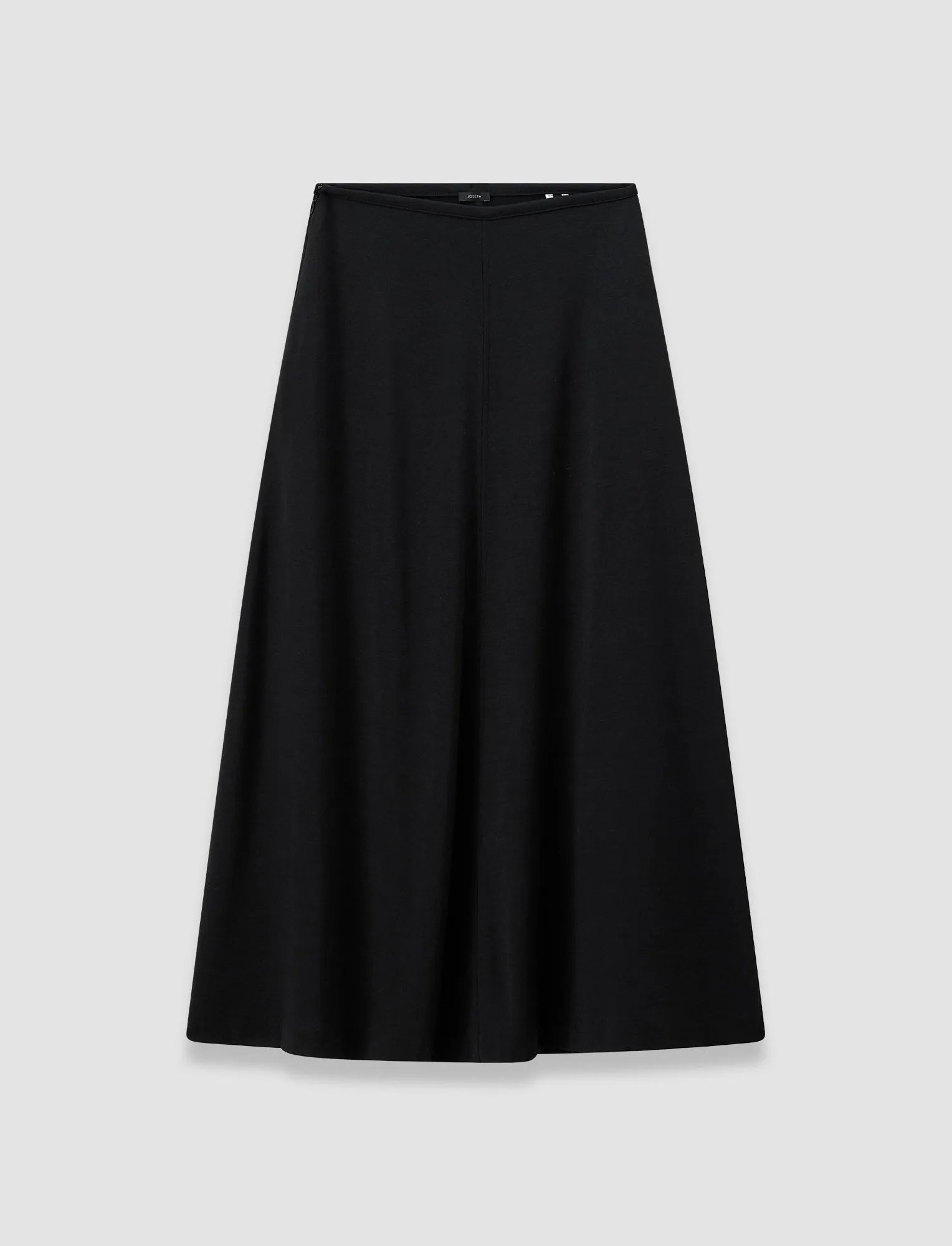 Wool Jersey Maxi Skirt Organic Cotton Blend