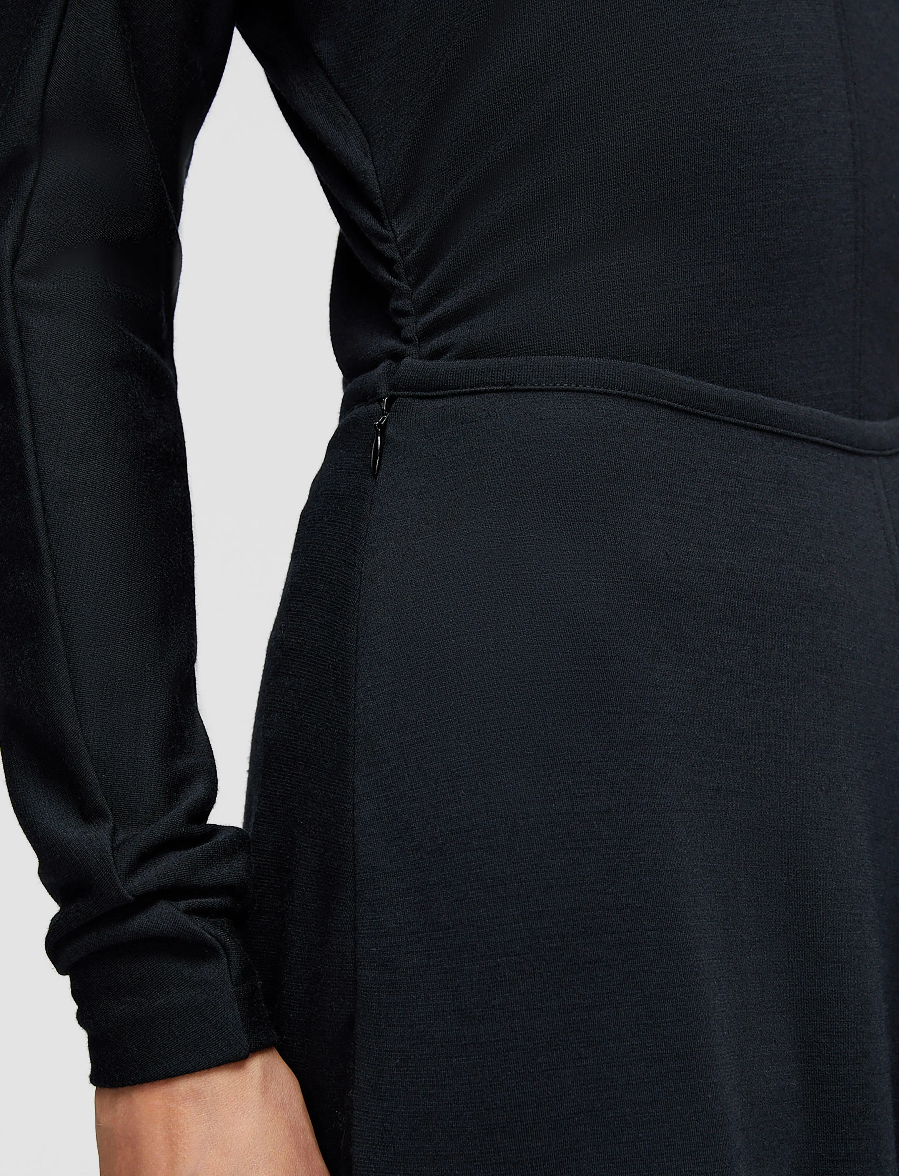 Wool Jersey Maxi Skirt Indoor Layer Odor Resistant Treatment