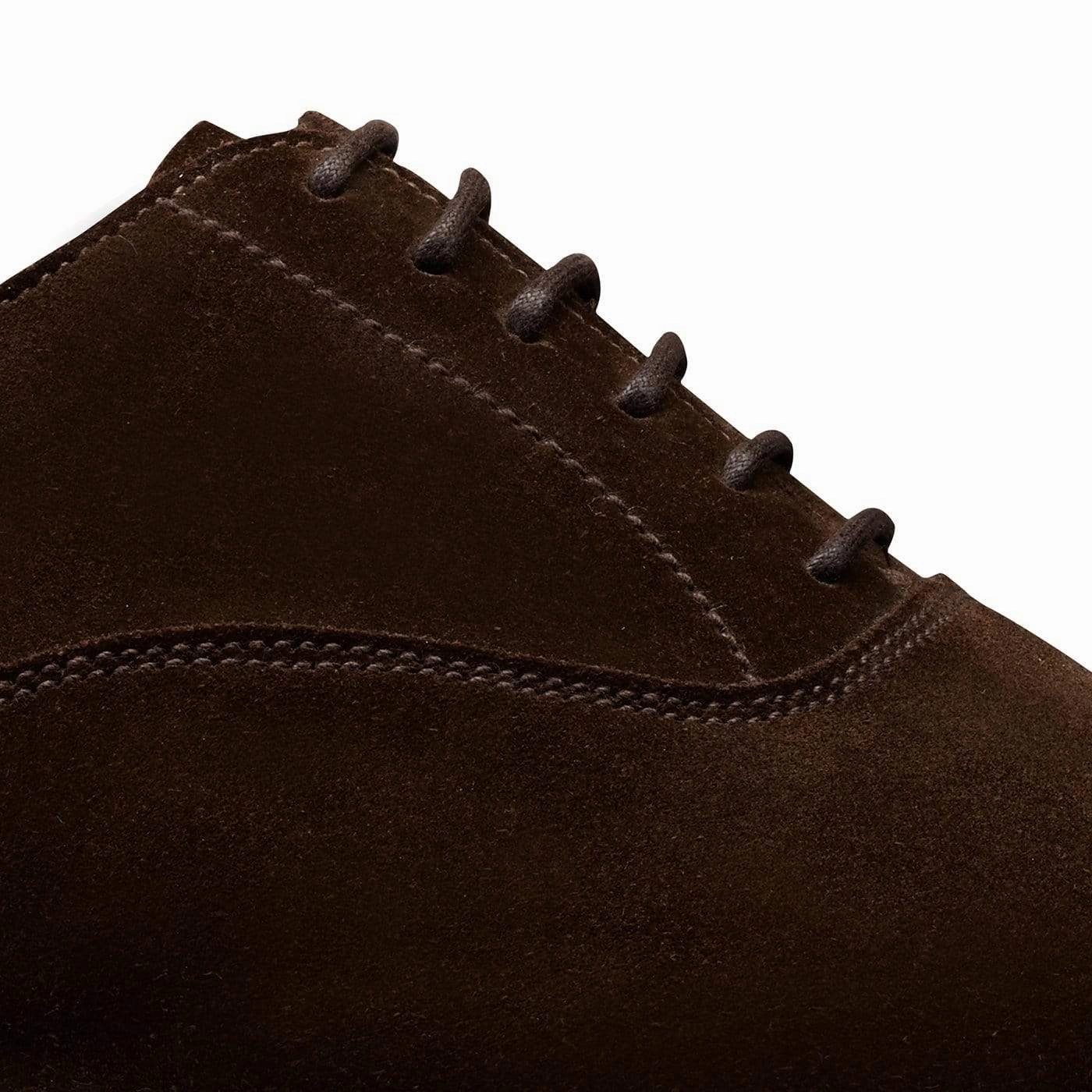 Cushioned heel Lonsdale Dark Brown Calf Suede
