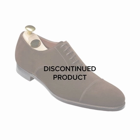 Lonsdale Dark Brown Calf Suede Sharp Look Polished Comfort