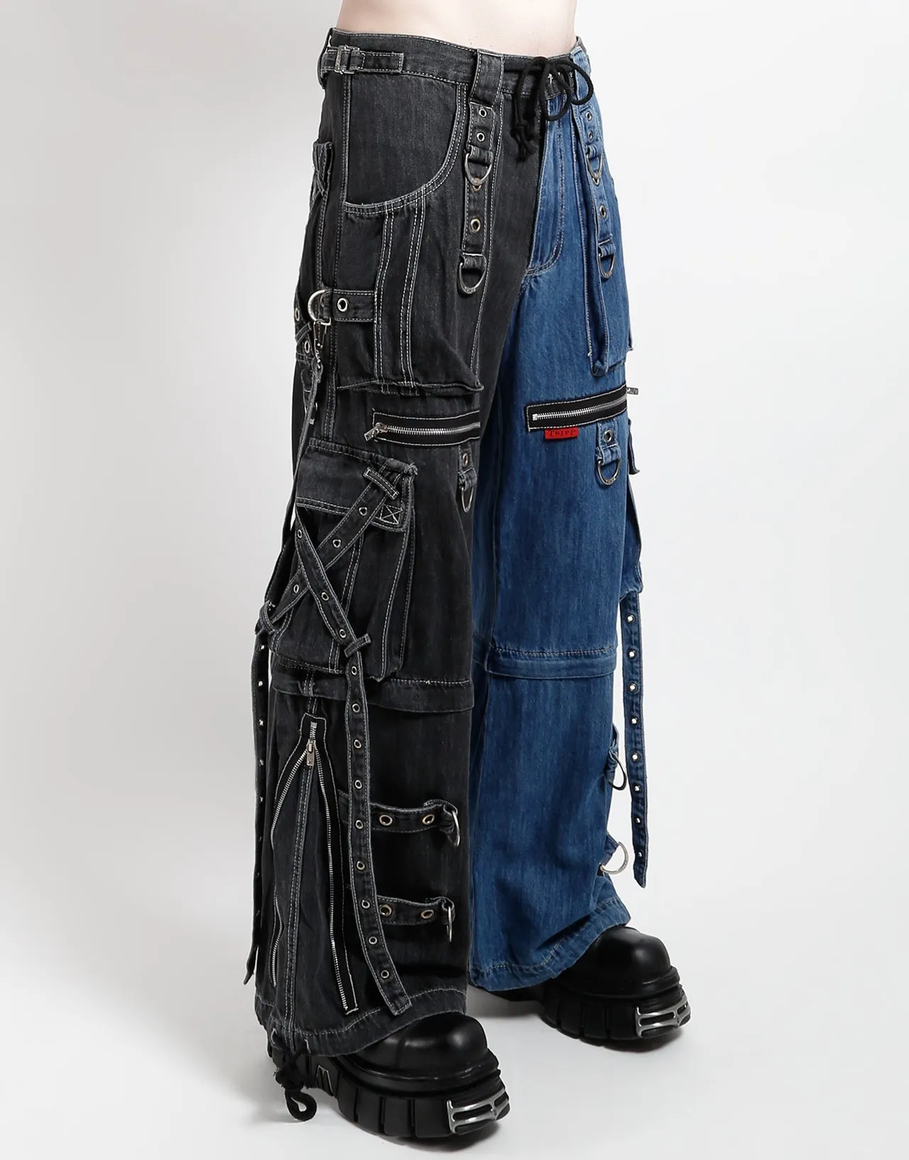 NonBindingWaistline Lightweight Flex X-STRAP PANT SPLIT DENIM