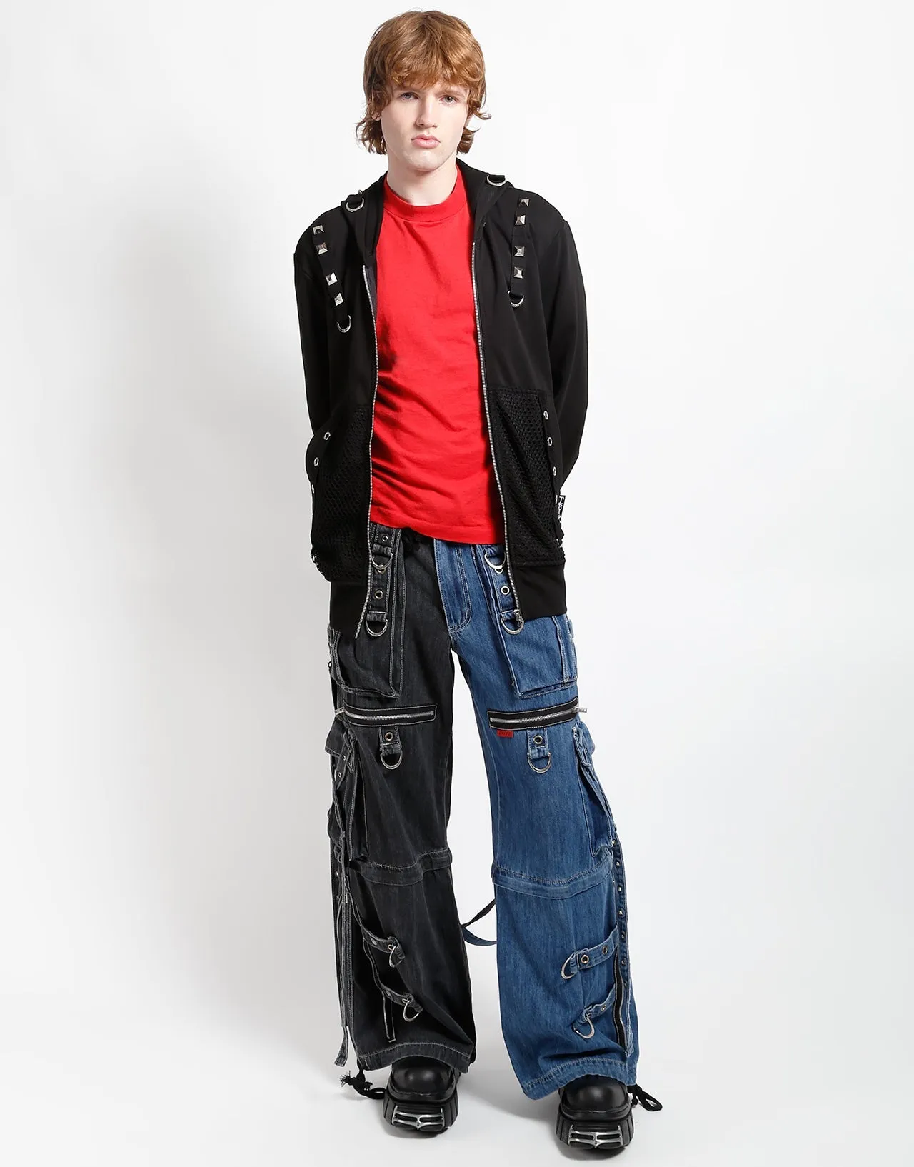 X-STRAP PANT SPLIT DENIM Outdoor Fit