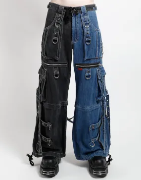 X-STRAP PANT SPLIT DENIM Trendy Comfort