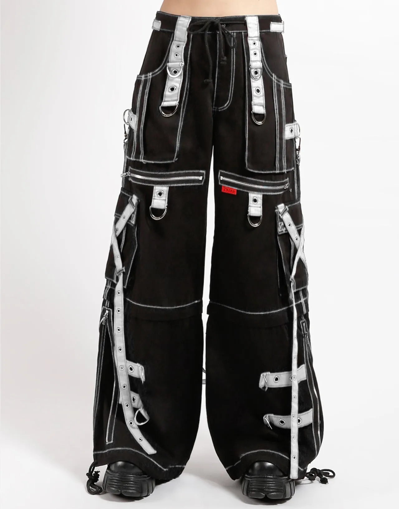 Durable Weave X-STRAP ZIP OFF PANT BLACK/WHITE