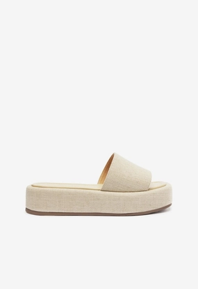 Slip Resistant Modern Commuters Yara Linen Flatform