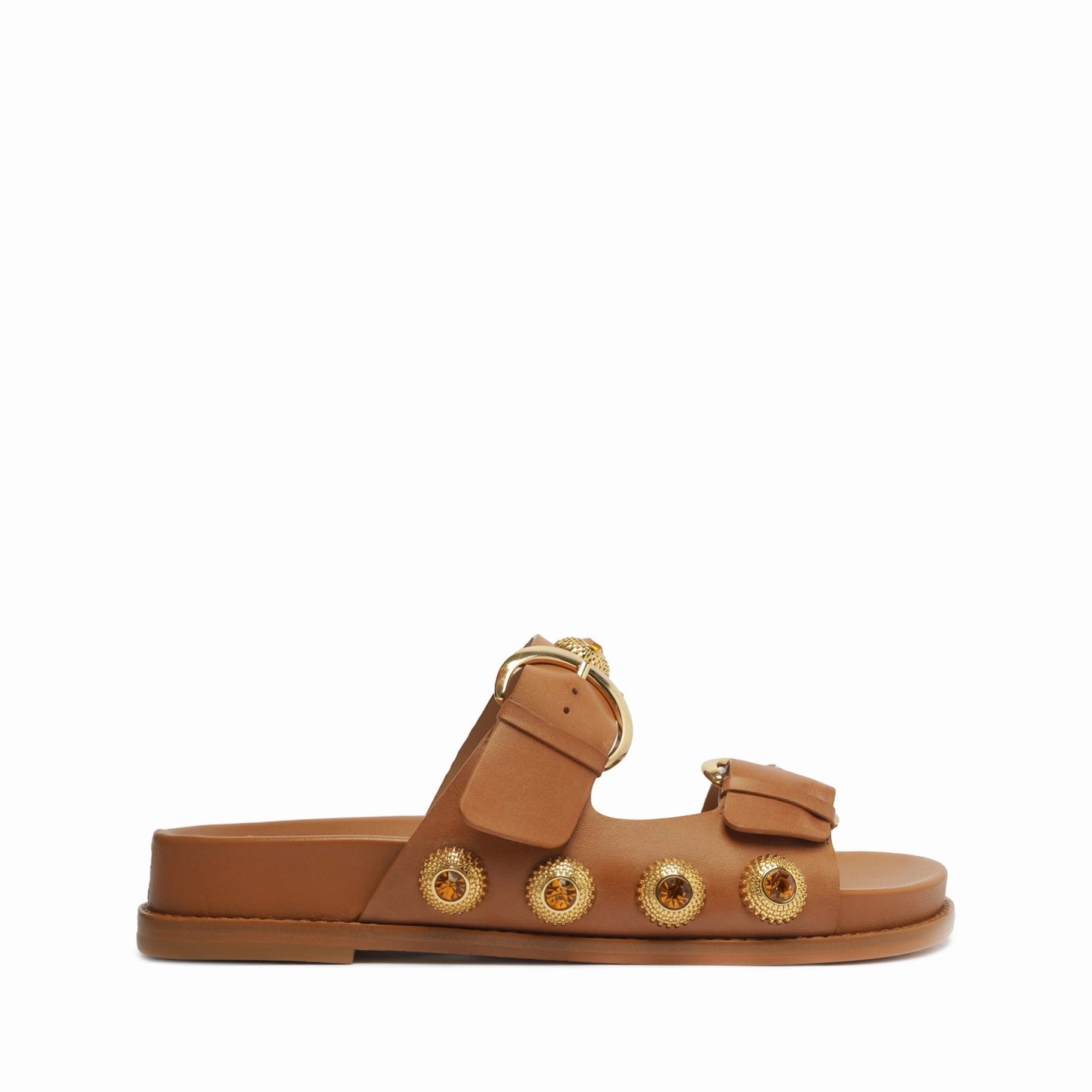 Comfort Enhancement Vivian Sporty Atanado Leather Sandal