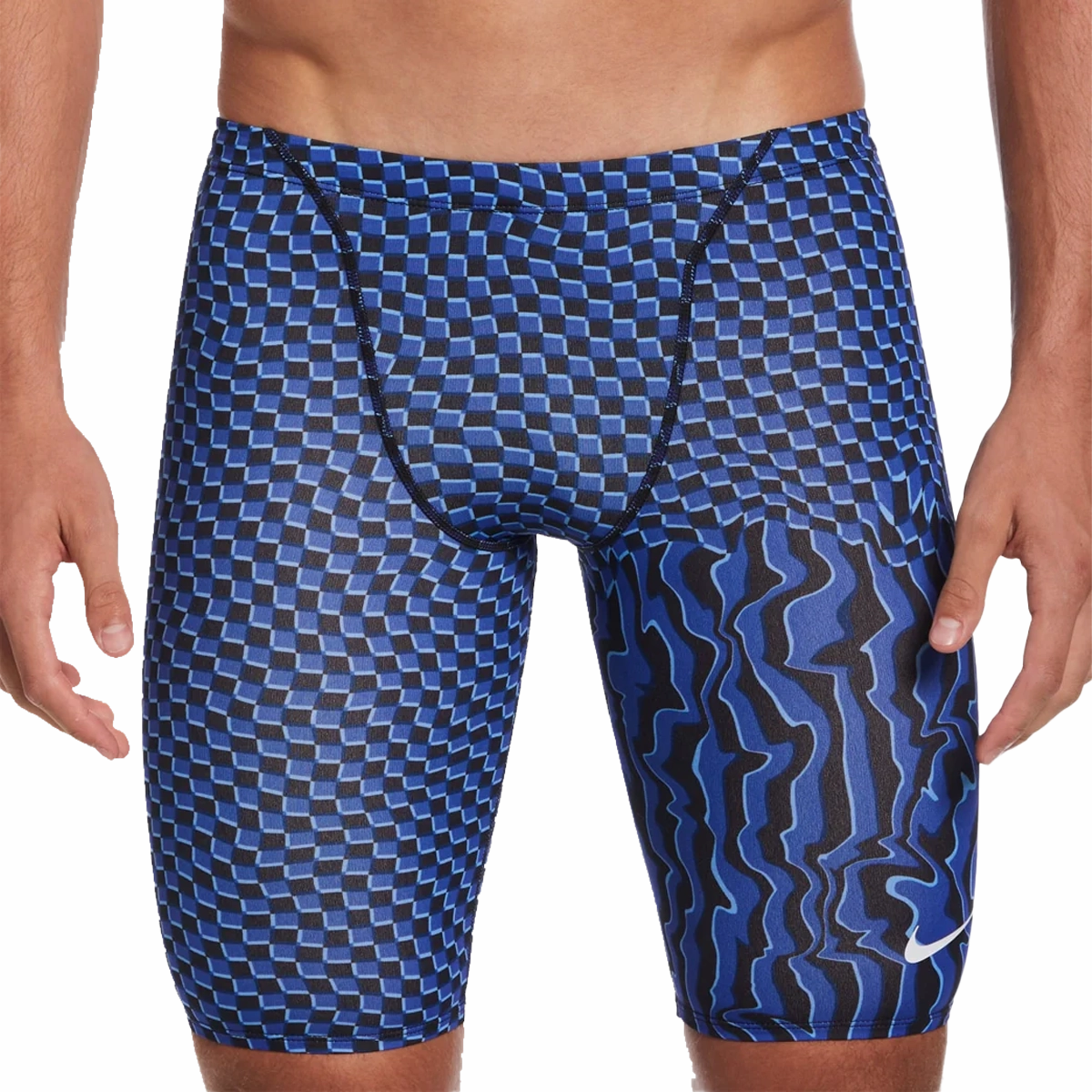 Youth Drippy Check Jammer ReflectiveTrimDetails Interlock Stitch Detail