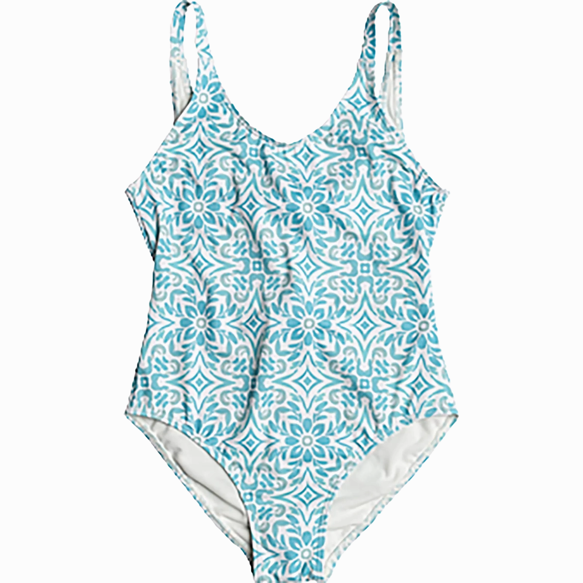 Youth Fresco Tile One Piece FrictionFreeNeckline LightweightFabric