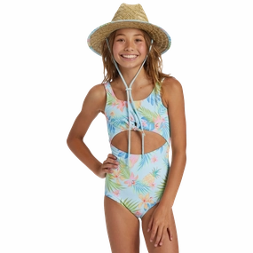 Youth In Da Jungle One Piece Quick-Dry Fabric ButtonlessClosure