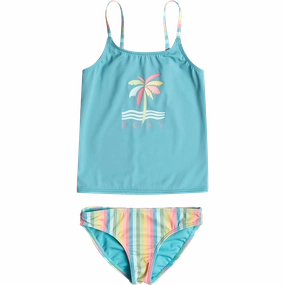 Youth Rainbow Stripe Tankini Set BlendMaterials