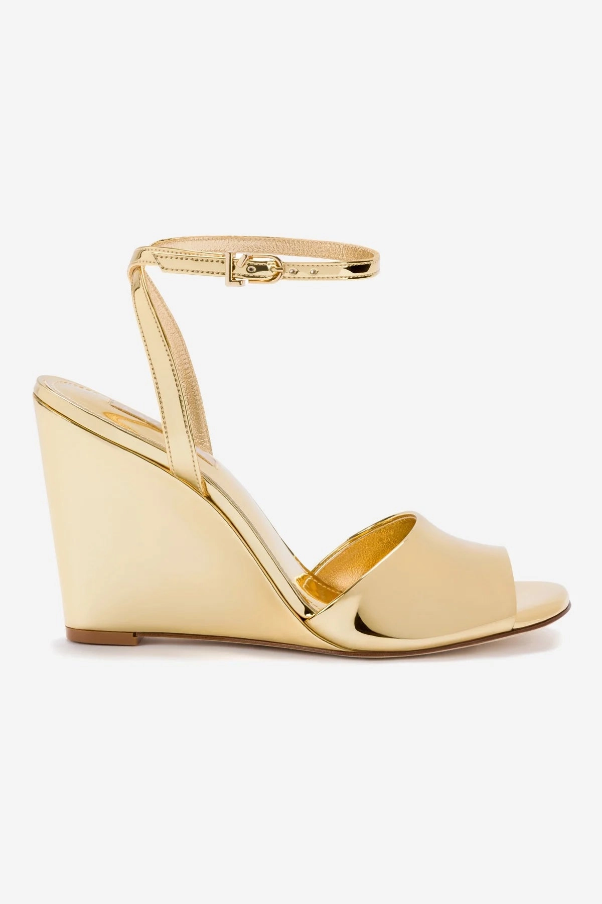 Silver Shine Yves Wedge In Gold Specchio