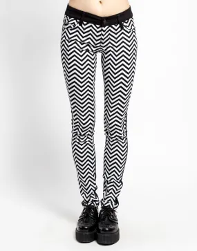ZIG ZAG SPLIT FRONT SKINNY Relaxed Vibe